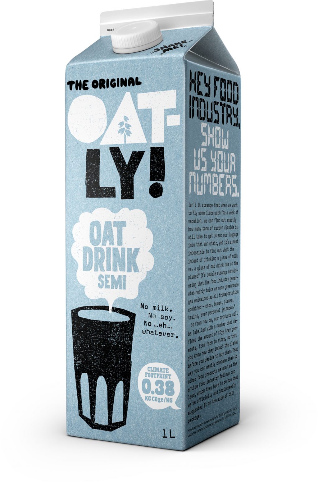 oatly chilled oat drink semi – CHANINTR