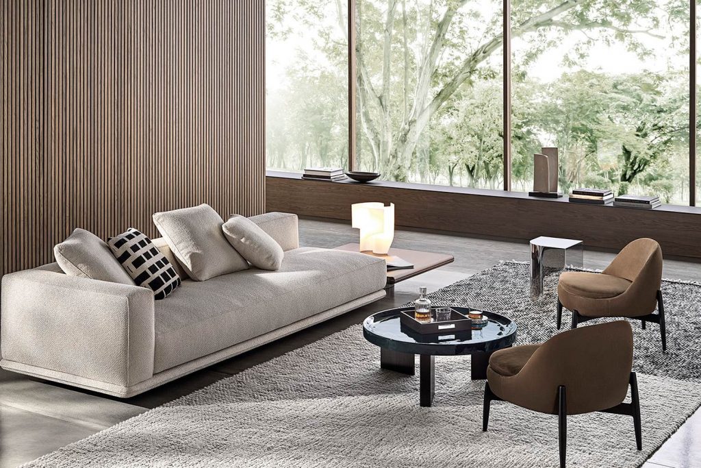 Minotti deals sofa outlet